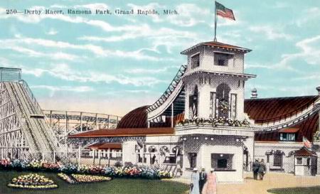 Ramona Park - Old Post Card (newer photo)